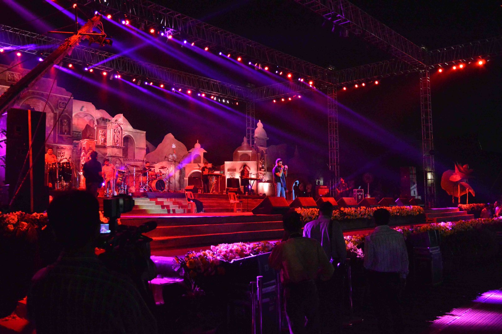Live concert stage for Vishal and Shekhar in Bhopal