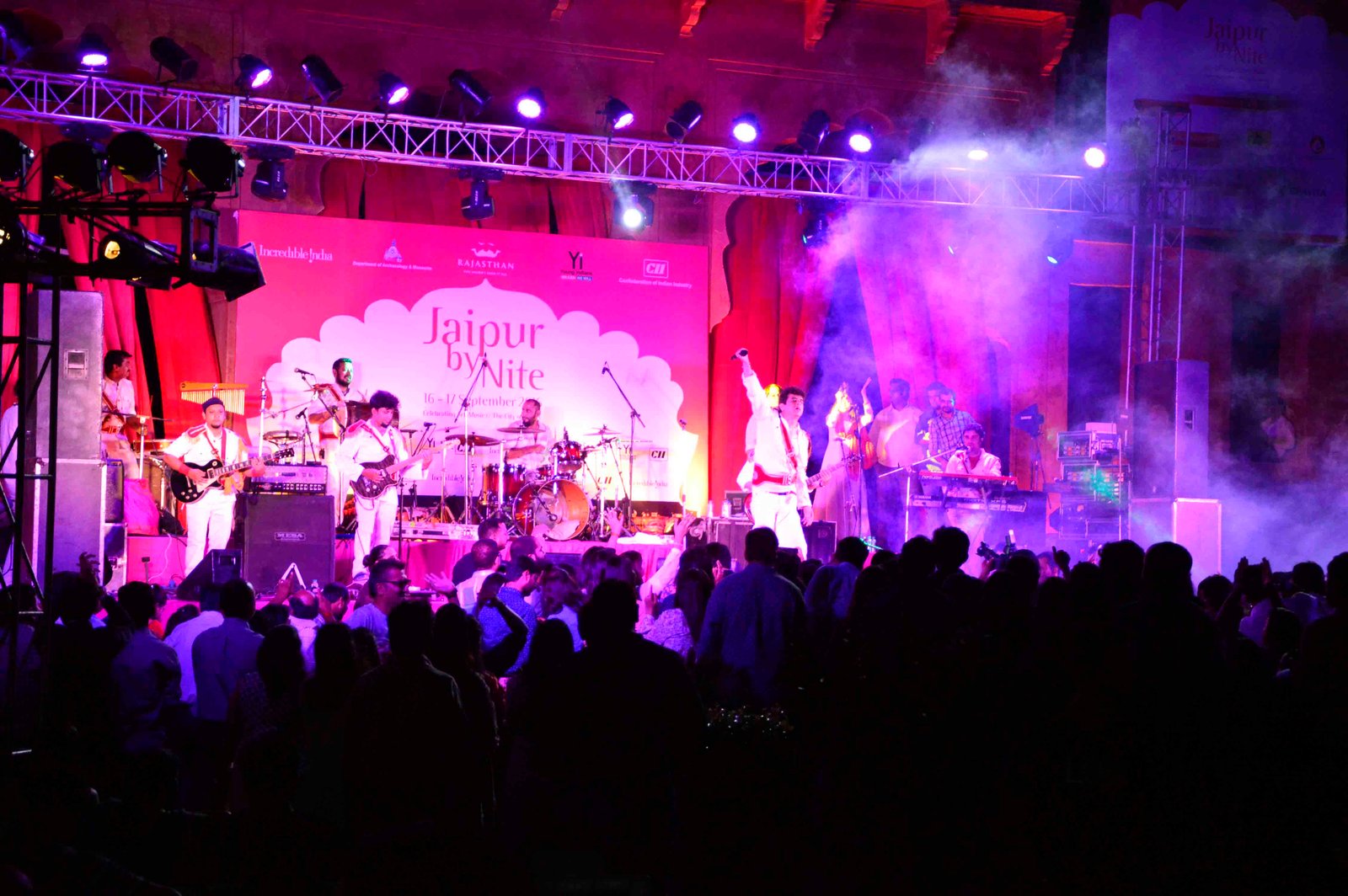 Palash Sen and Euphoria on stage in Jaipur